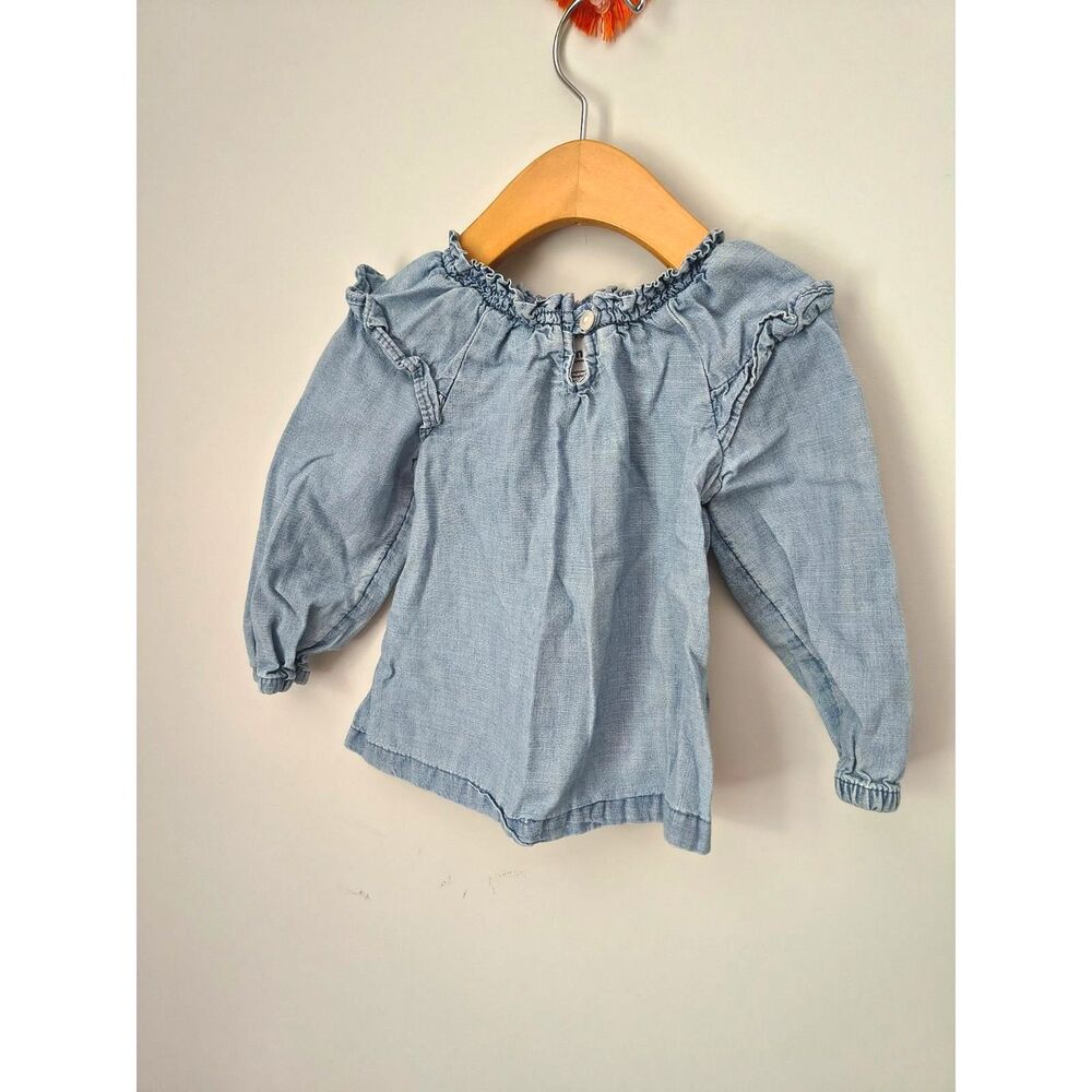 [4/$25] Carter's Baby Chambray Top 18m